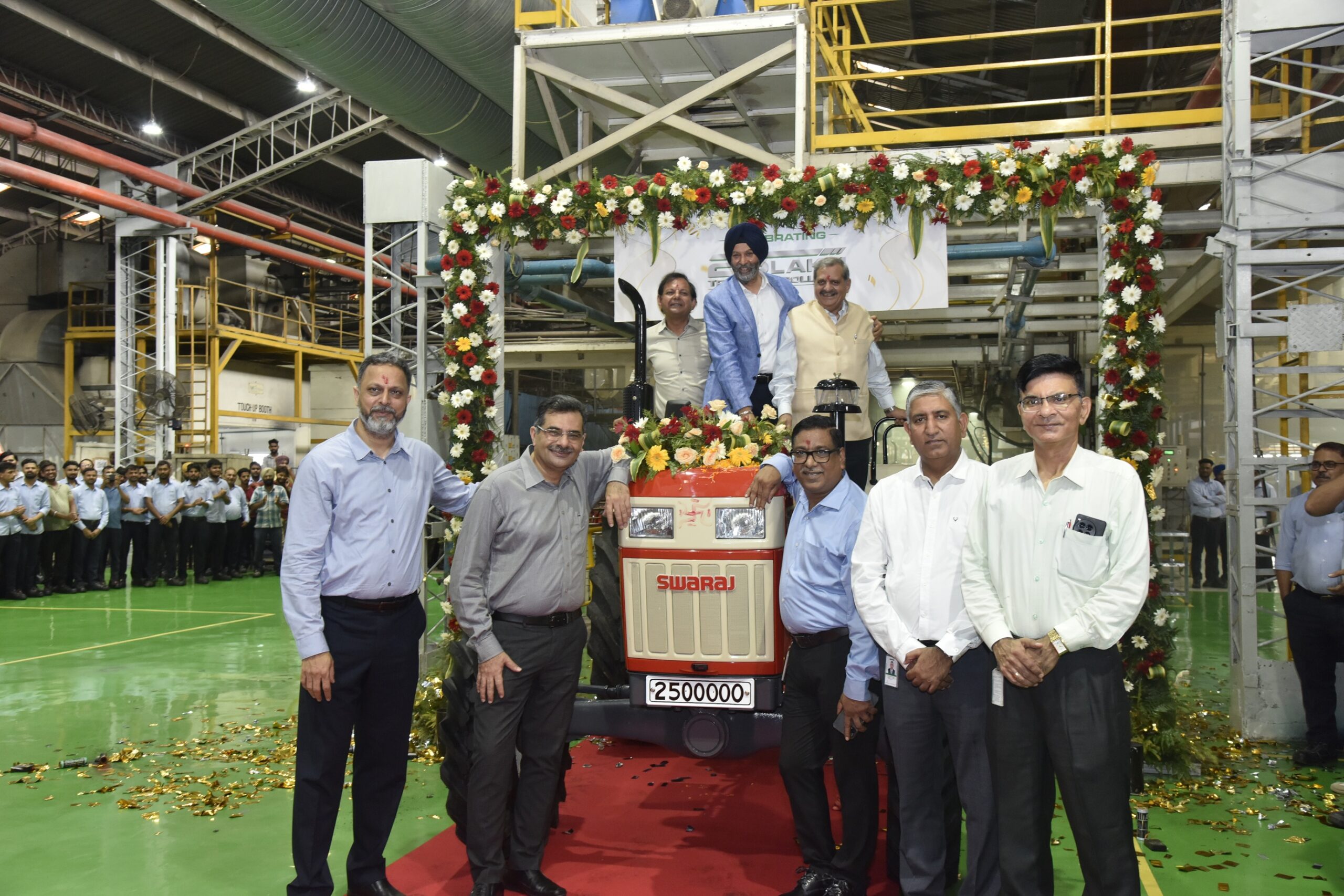 Swaraj Tractors Achieves 25 Lakh Production Milestone Swaraj Tractors Achieves 25 Lakh Production Milestone